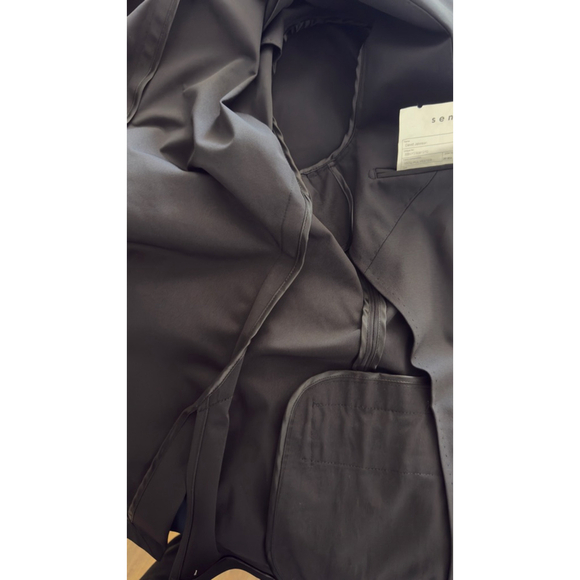 Men's SENE Black Sport Coat Blazer Size see measurements - Picture 7 of 11